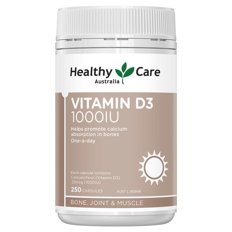 Healthy care Australia Vitamin D3 (250 Tablet)